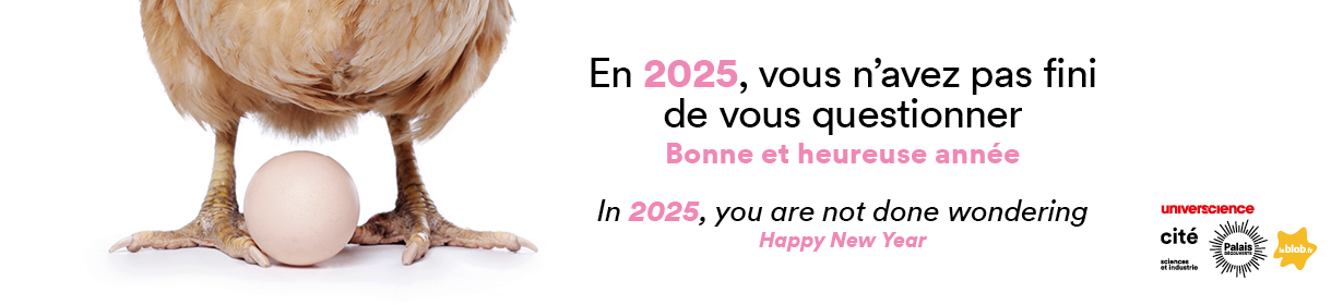 En 2025, vous n'avez pas fini de vous questionner. Bonne et heureuse année. In 2025, you are not done wondering. Happy new year. (nouvelle fenêtre)