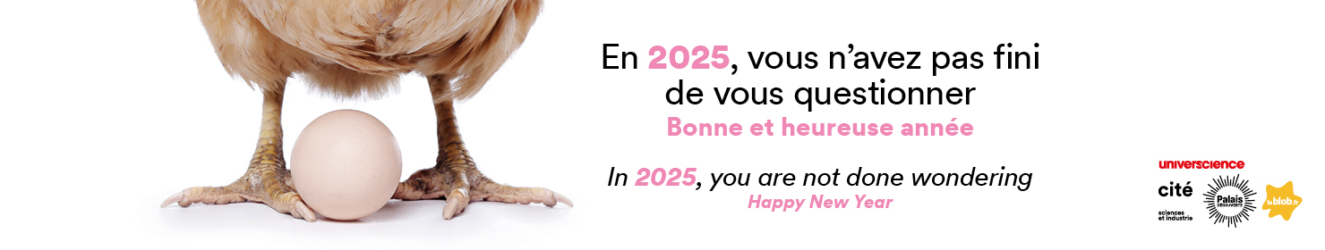 En 2025, vous n'avez pas fini de vous questionner. Bonne et heureuse année. In 2025, you are not done wondering. Happy new year. (nouvelle fenêtre)