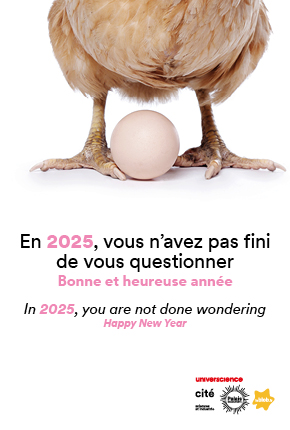 En 2025, vous n'avez pas fini de vous questionner. Bonne et heureuse année. In 2025, you are not done wondering. Happy new year. (nouvelle fenêtre)