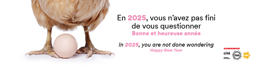 En 2025, vous n'avez pas fini de vous questionner. Bonne et heureuse année. In 2025, you are not done wondering. Happy new year. (nouvelle fenêtre)