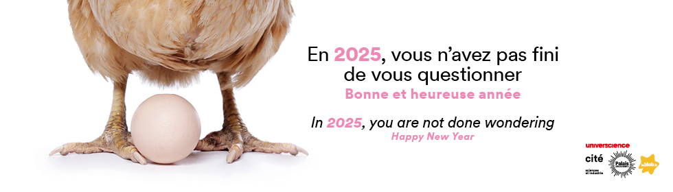 En 2025, vous n'avez pas fini de vous questionner. Bonne et heureuse année. In 2025, you are not done wondering. Happy new year. (nouvelle fenêtre)